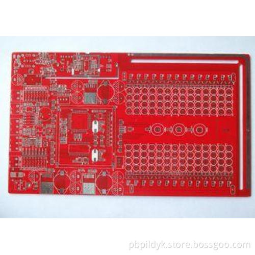 Red Solder Mask Immersion TIN Custom PCB Boards Double Laye